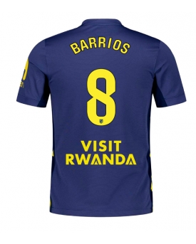 Billige Fotballdrakt Atletico Madrid Pablo Barrios #8 Replika Bortedrakt 2025-26 Kortermet Billige Fotballdrakt Atletico Madrid Pablo Barrios #8 Replika Bortedrakt 2025-26 Kortermet